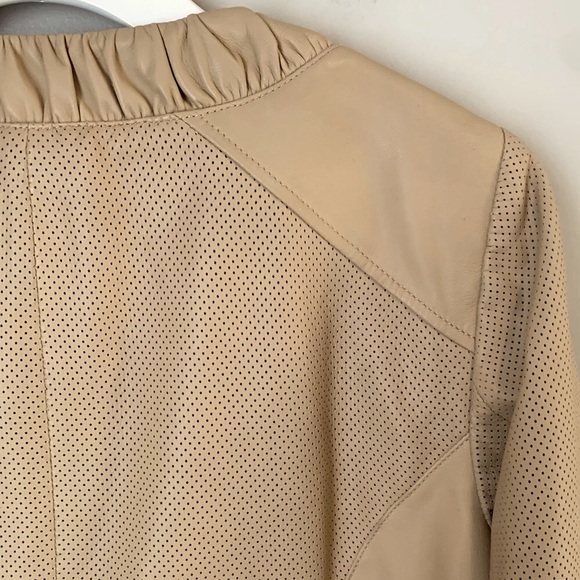 Luisa Spagnoli size 46 fine leather jacket - Picture 10 of 15